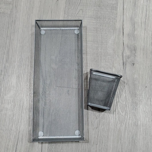 NEW Mesh Desk Rectangular Organizer Set - Picture 3 of 4